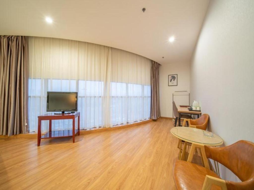 Greentree Inn Jining Yanzhou Jiuzhou Fangyuan Business Hotel Bagian luar foto