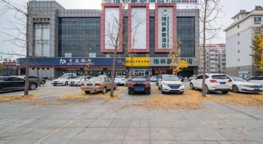 Greentree Inn Jining Yanzhou Jiuzhou Fangyuan Business Hotel Bagian luar foto