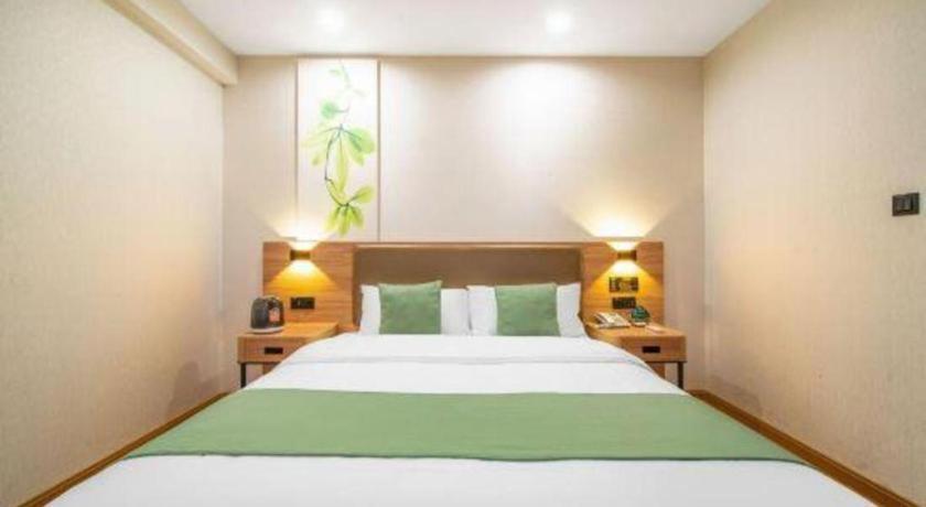Greentree Inn Jining Yanzhou Jiuzhou Fangyuan Business Hotel Bagian luar foto