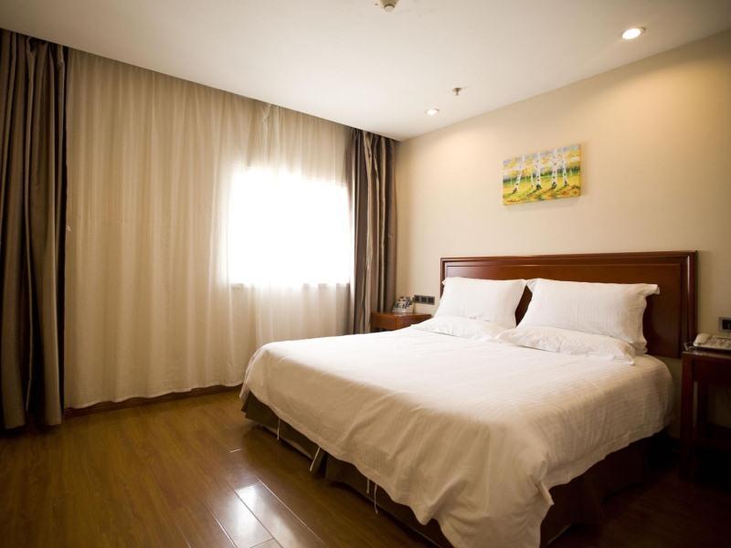Greentree Inn Jining Yanzhou Jiuzhou Fangyuan Business Hotel Bagian luar foto